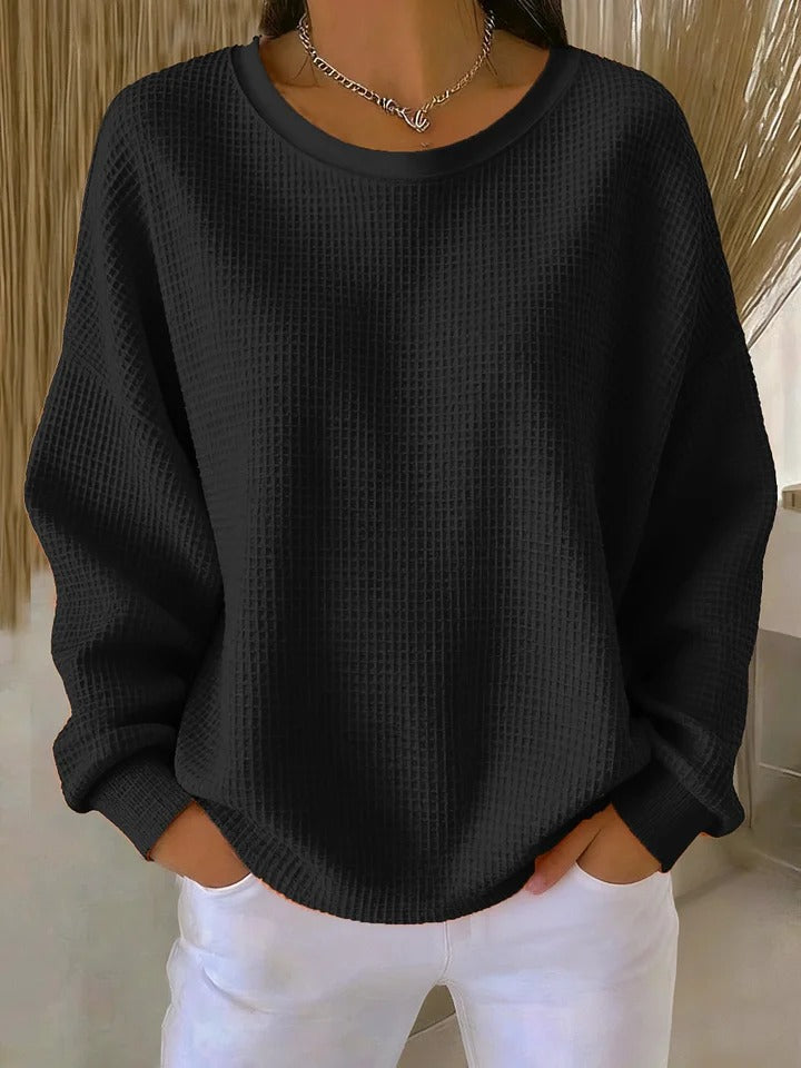 Nuria | Classic Waffle Jumper