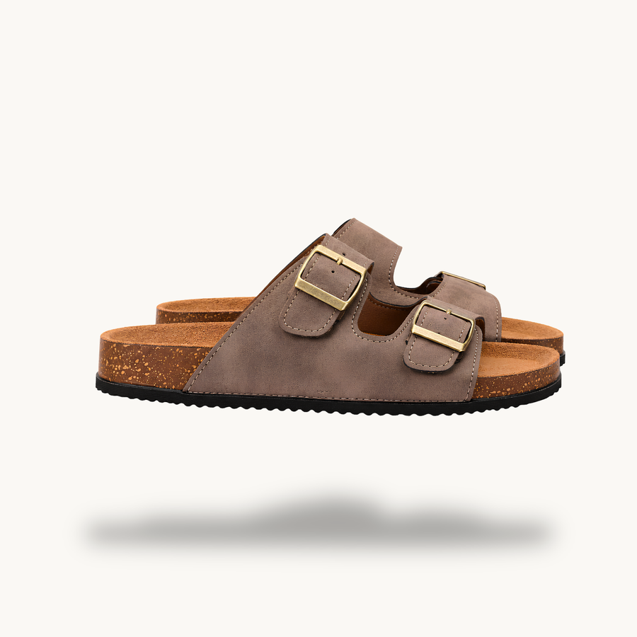 Mirello Brisa — Classic Double Buckle Sandals