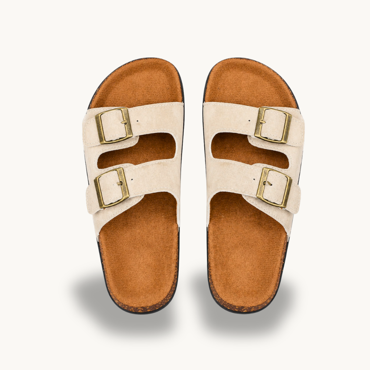 Mirello Brisa — Classic Double Buckle Sandals