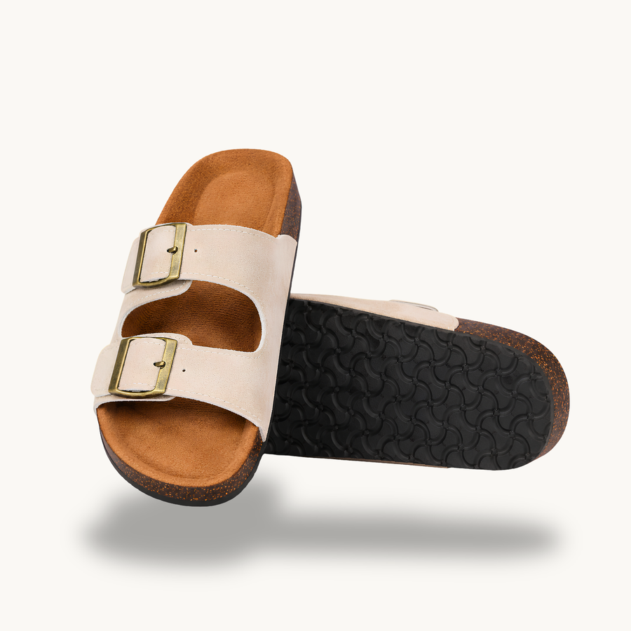Mirello Brisa — Classic Double Buckle Sandals