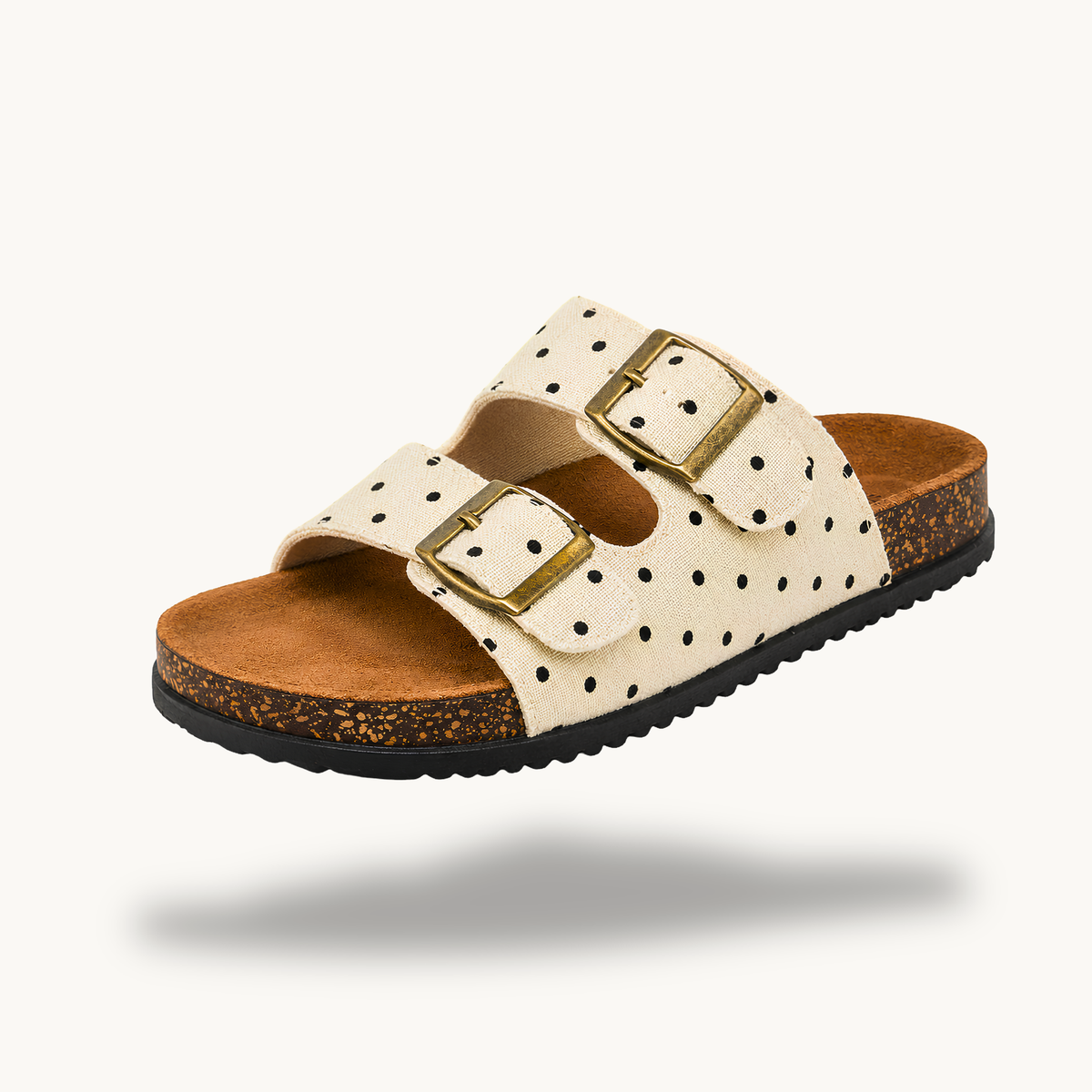 Mirello Lunares — Polka Dot Summer Comfort Sandals