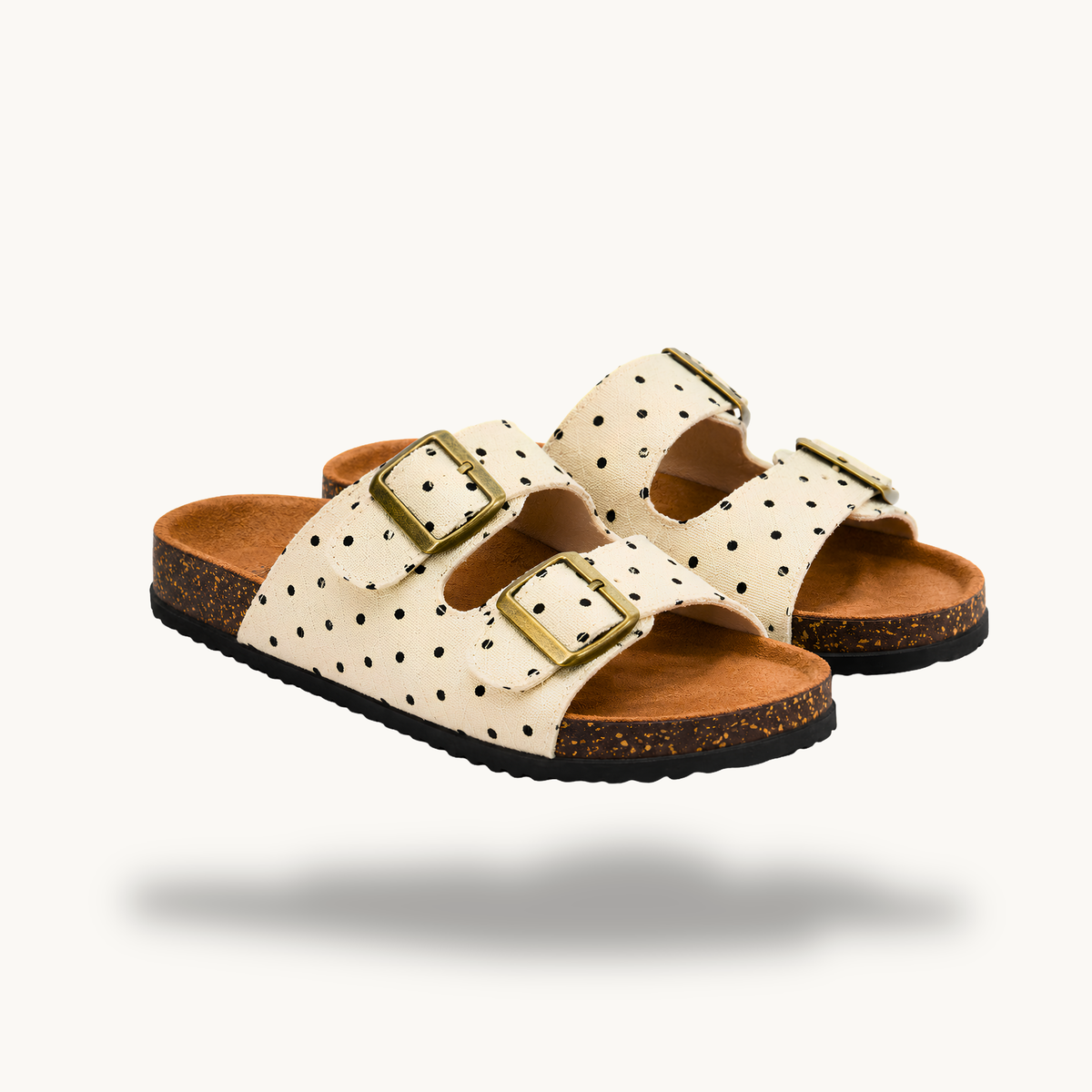 Mirello Lunares — Polka Dot Summer Comfort Sandals