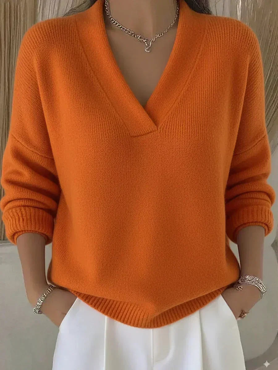 Violeta | Loose V-Neck Jumper