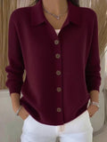 Josefina | Button-Front Collared Cardigan