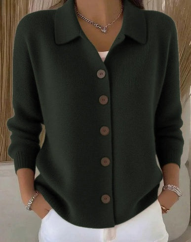 Josefina | Button-Front Collared Cardigan