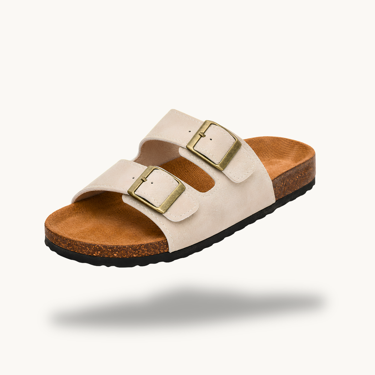 Mirello Brisa — Classic Double Buckle Sandals