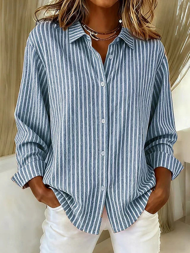 Jimena | Striped Button Shirt