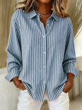 Jimena | Striped Button Shirt
