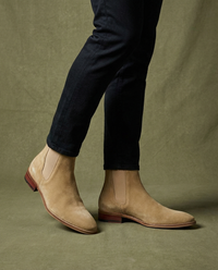Botines Chelsea Hombre de Aspecto Ante Servando