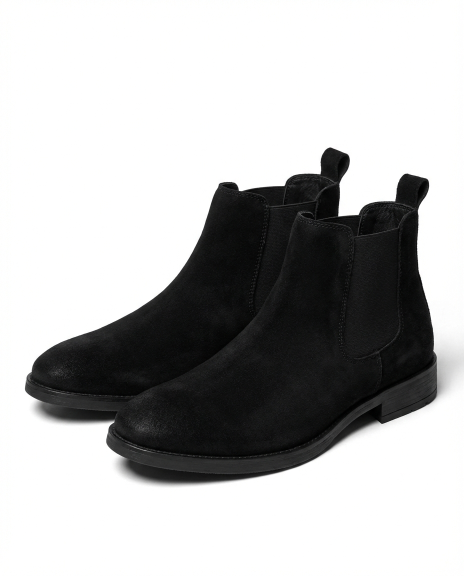 Botines Chelsea Hombre de Aspecto Ante Servando