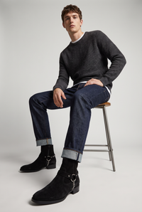 Botas Harness Hombre con Cadena y Cremallera
