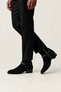 Botas Harness Hombre con Cadena y Cremallera