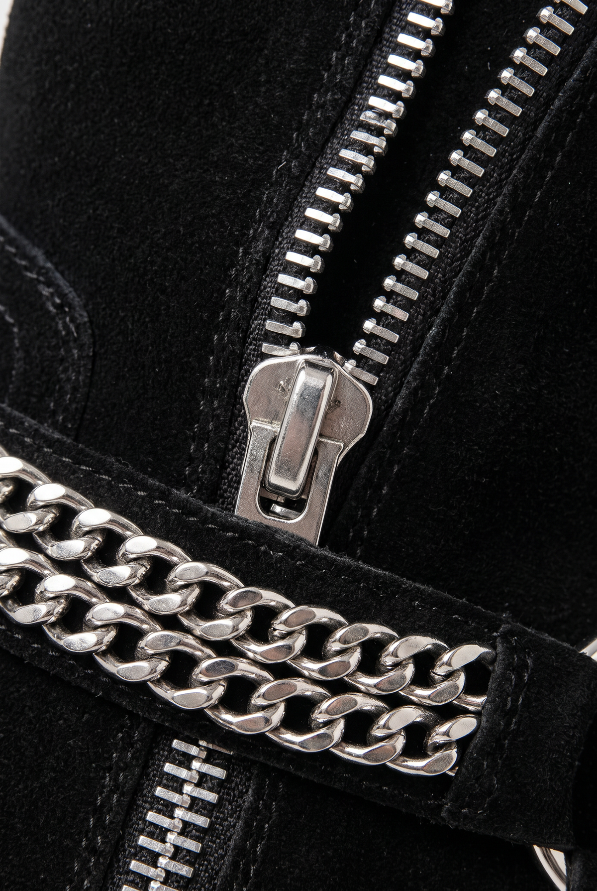 Botas Harness Hombre con Cadena y Cremallera