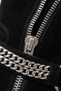 Botas Harness Hombre con Cadena y Cremallera