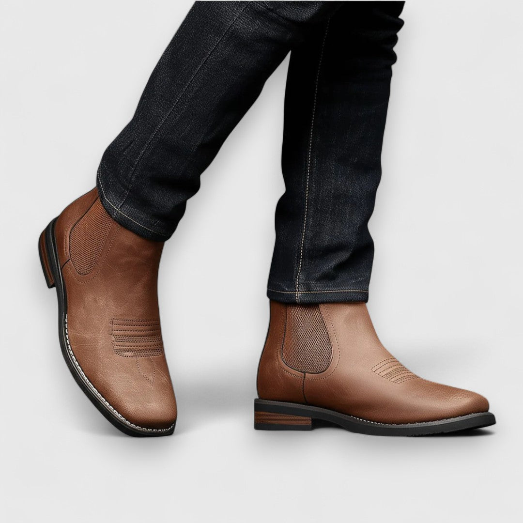 Botines Chelsea Hombre con Elásticos Laterales