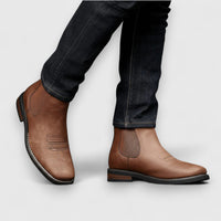 Botines Chelsea Hombre con Elásticos Laterales