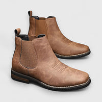Botines Chelsea Hombre con Elásticos Laterales