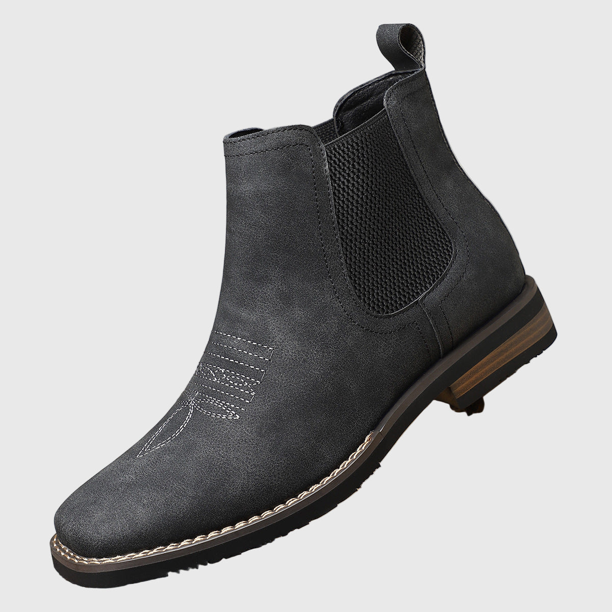 Botines Chelsea Hombre con Elásticos Laterales