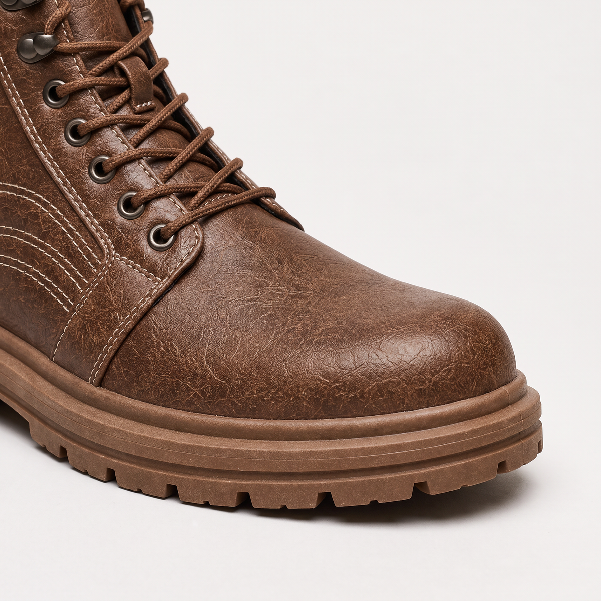 Botines Vintage con Cordones para Hombre