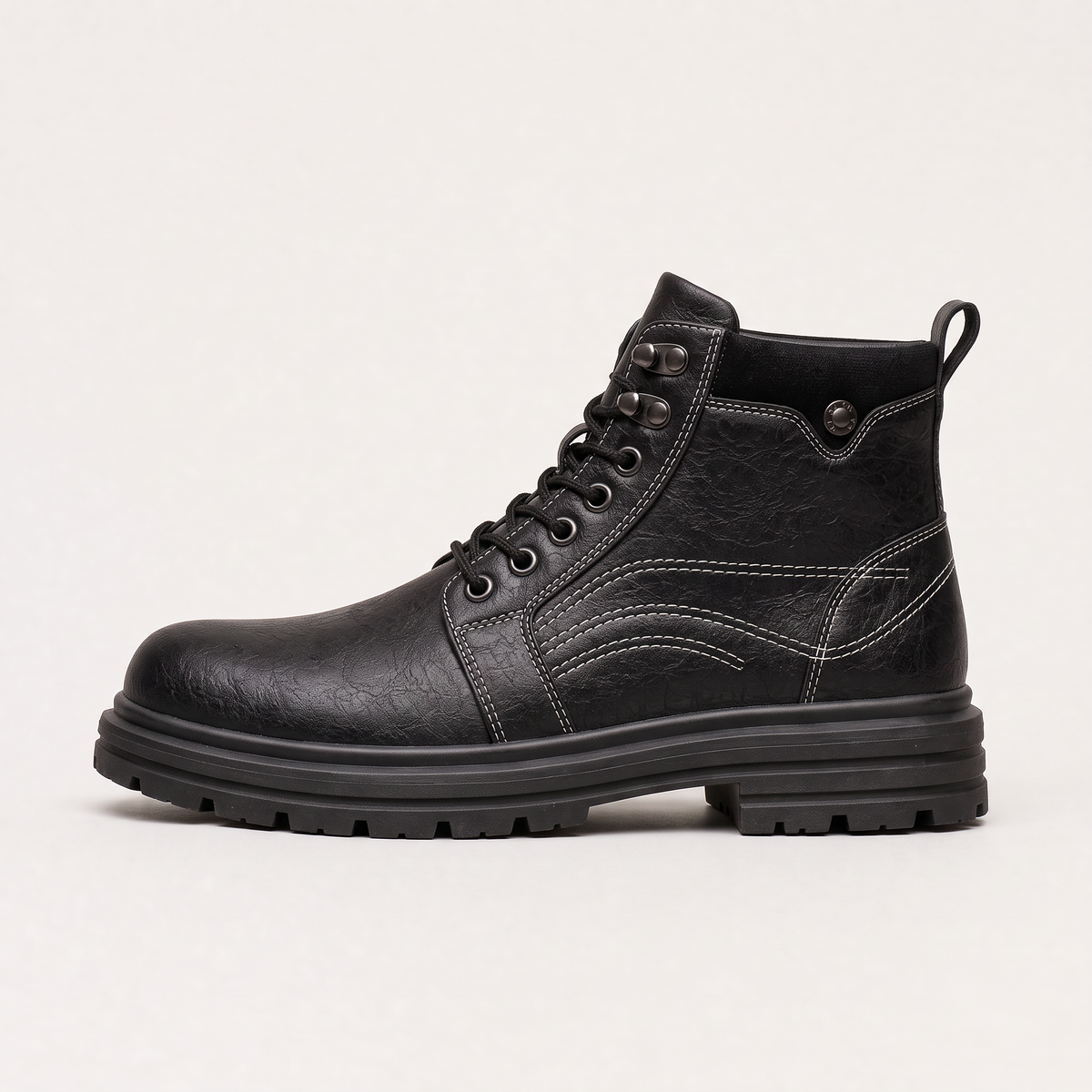 Botines Vintage con Cordones para Hombre