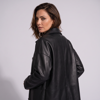 Chaqueta de Piel Mujer Alive Negra