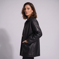 Chaqueta de Piel Mujer Alive Negra