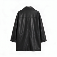 Chaqueta de Piel Mujer Alive Negra