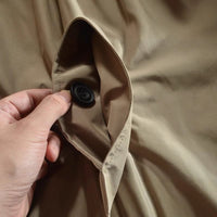 Gabardina Hombre Larga Clásica Resistente al Agua