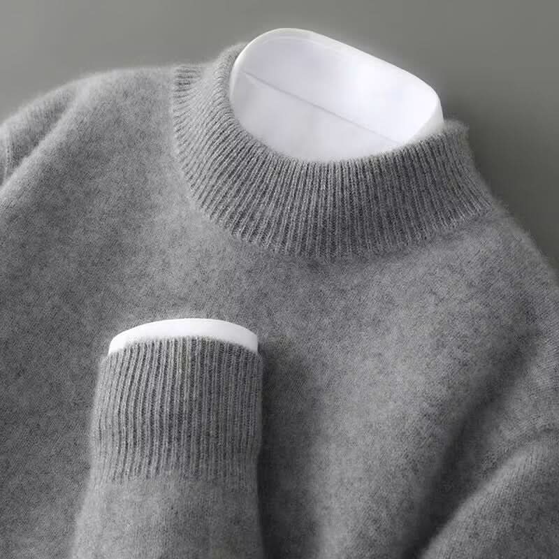 Jersey Cuello Alto Mujer de Cachemir