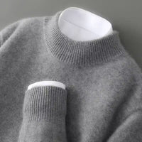 Jersey Cuello Alto Mujer de Cachemir