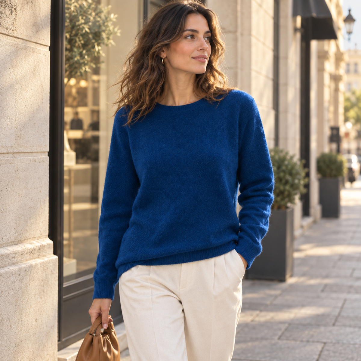 Jersey Punto Fino Mujer Tacto Lana