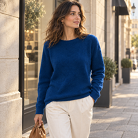 Jersey Punto Fino Mujer Tacto Lana