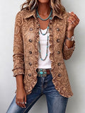 Concepción | Vintage Floral Ruffled Jacket