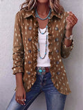 Nicolasa | Animal Print Ruffled Jacket