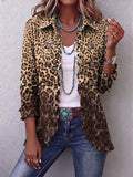 Nazaret | Ruffled Leopard Jacket