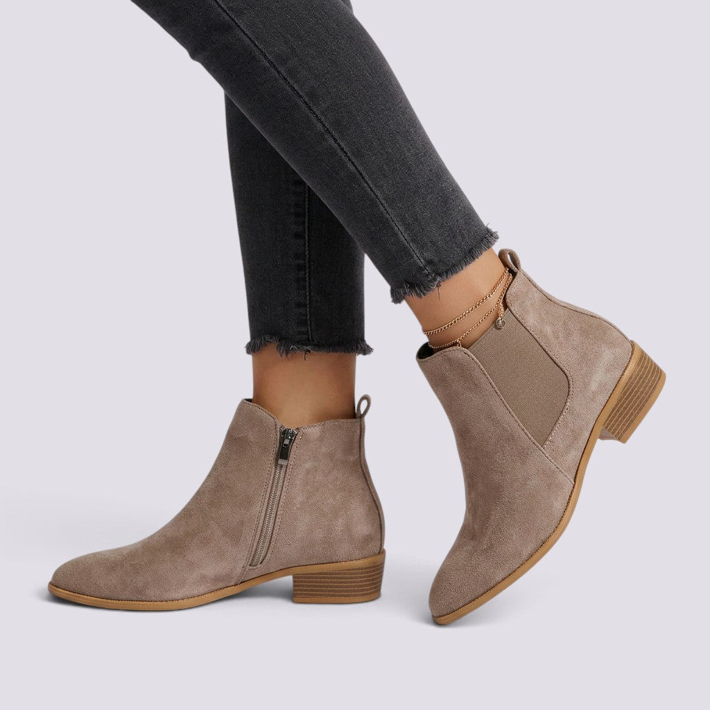 Zapatos de Salón Mujer Tacón Grueso y Punta Fina